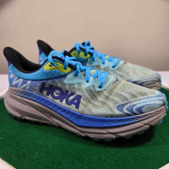 Hoka Challenger ATR 7 Men's Trail Shoes 12.5 D Wide Blue Running Athletic - Picture 4 of 11